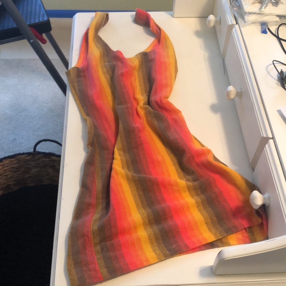 Rainbow bodycon dress. From ecoté. Size small.